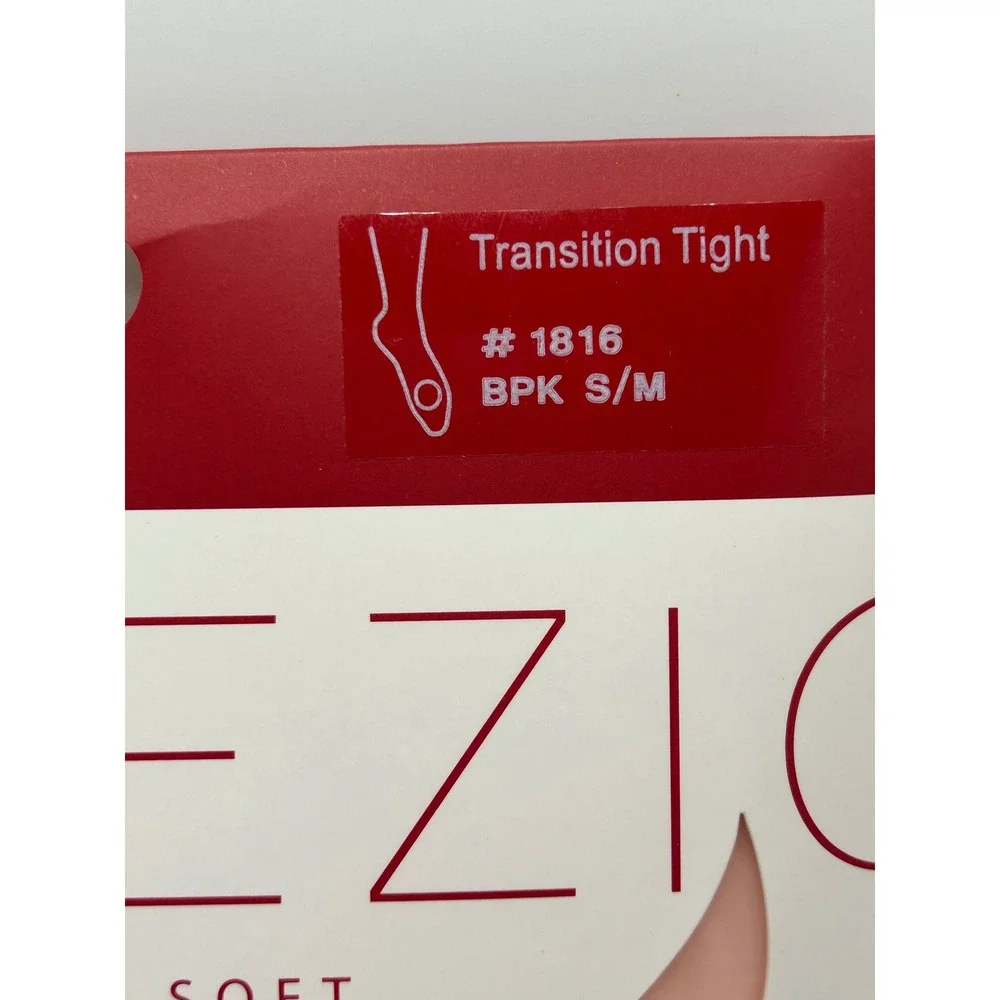 Capezio 1816 Ultra Soft Transition Tights Ballet Pink S/M 2 Pairs NEW - Picture 2 of 6